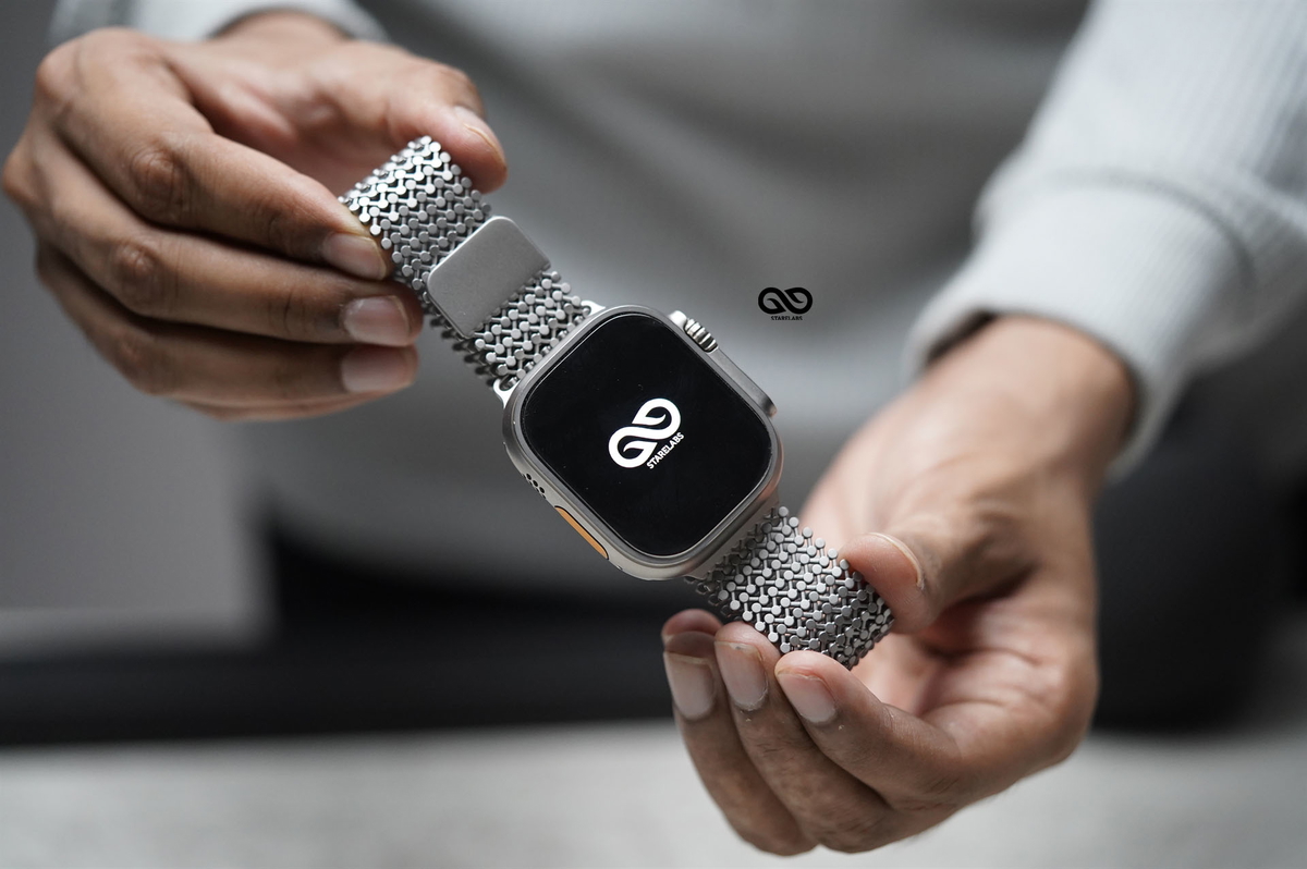 Magnetic closure stainless steel loop Apple Watch 49 mm Series Ultra/Ultra 2 17 Magnetic closure stainless steel loop Apple Watch 49 mm Series Ultra/Ultra 2 - Image 17