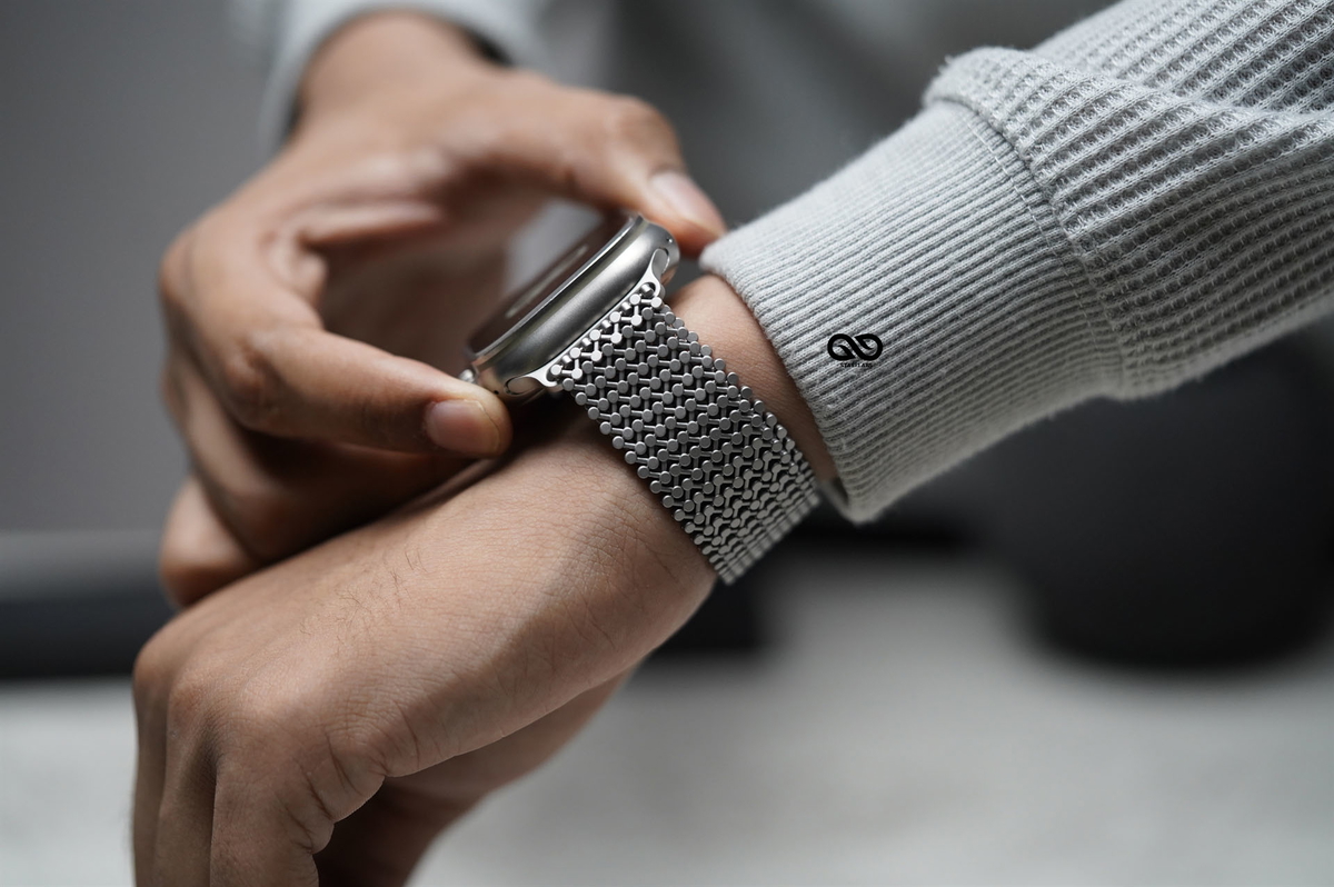 Magnetic closure stainless steel loop Apple Watch 49 mm Series Ultra/Ultra 2 15 Magnetic closure stainless steel loop Apple Watch 49 mm Series Ultra/Ultra 2 - Image 15