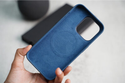 Storm Blue Magsafe Silicone Case For iPhone 15 Pro
