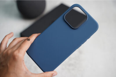 Storm Blue Magsafe Silicone Case For iPhone 15 Pro