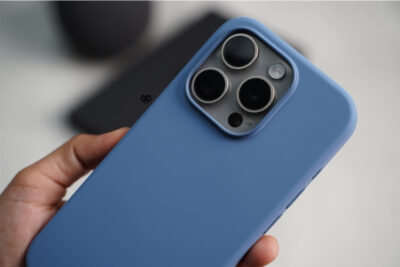 Storm Blue Magsafe Silicone Case For iPhone 15 Pro