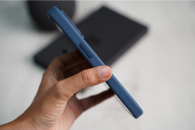 Storm Blue Magsafe Silicone Case For iPhone 15 Pro
