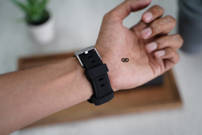 Black Waterproof Silicone Sports Band with Buckle for Apple Watch 44MM 45MM 46MM Series 4 5 6 7 8 9 10 11 (SE 2 3 Gen)