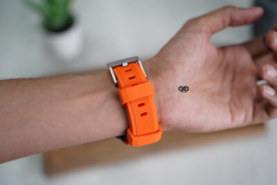 Ultra Orange Waterproof Silicone Sports Band with Buckle for Apple Watch 44MM 45MM 46MM Series 4 5 6 7 8 9 10 11 12 SE SE2 SE3 Gen - Image 13