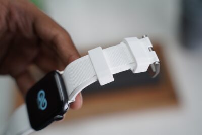 White Waterproof Silicone Sports Band with Buckle for Apple Watch 44MM 45MM 46MM Series 4 5 6 7 8 9 10 11 (SE 2 3 Gen) - Image 15