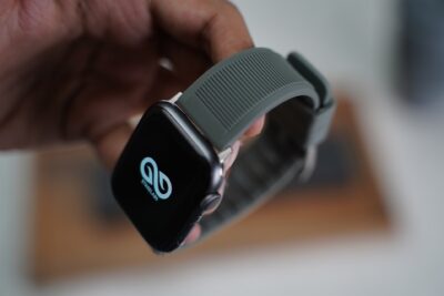 Grey Waterproof Silicone Sports Band with Buckle for Apple Watch 44MM 45MM 46MM Series 4 5 6 7 8 9 10 11 (SE 2 3 Gen)