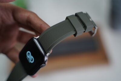 Army Green Waterproof Silicone Sports Band with Buckle for Apple Watch 44MM 45MM 46MM Series 4 5 6 7 8 9 10 11 (SE 2 3 Gen)