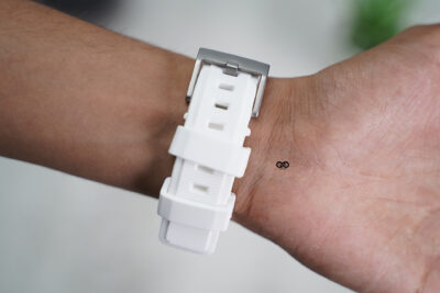 White Waterproof Silicone Sports Band with Buckle for Apple Watch 44MM 45MM 46MM Series 4 5 6 7 8 9 10 11 (SE 2 3 Gen) - Image 14