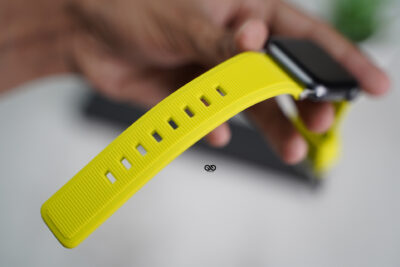 Electric Neon Waterproof Silicone Sports Band with Buckle for Apple Watch 44MM 45MM 46MM Series 4 5 6 7 8 9 10 11 (SE 2 3 Gen)