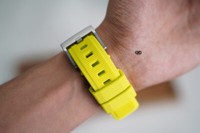 Electric Neon Waterproof Silicone Sports Band with Buckle For Apple Watch 49 (Series Ultra/Ultra 2/Ultra 3)