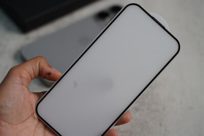 Dustgrill Tempered Glass For iPhone 15/15Plus/15Pro/15Pro Max
