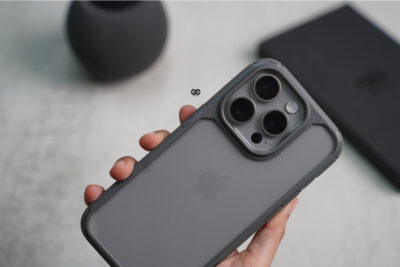 Natural Grey Defender Rugged Protective Case for iPhone 15 Pro Max