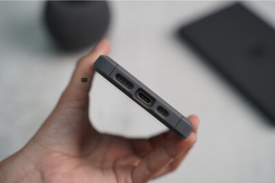 Natural Grey Defender Rugged Protective Case for iPhone 15 Pro Max