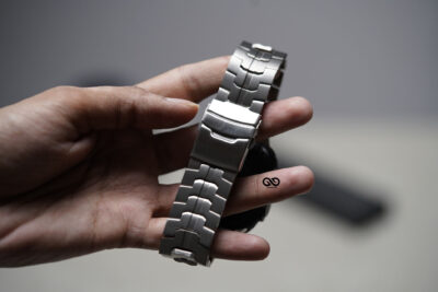 Titanium Link Chain Strap For Apple Watch 49 (Series Ultra/Ultra 2/Ultra 3)