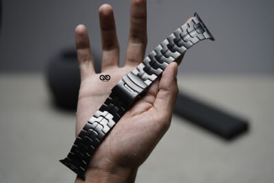 Titanium Link Chain Strap For Apple Watch 49 (Series Ultra/Ultra 2/Ultra 3)