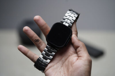 Titanium Link Chain Strap For Apple Watch 49 (Series Ultra/Ultra 2/Ultra 3)