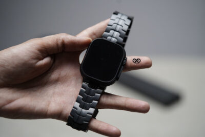 Titanium Link Chain Strap For Apple Watch 49 (Series Ultra/Ultra 2/Ultra 3)