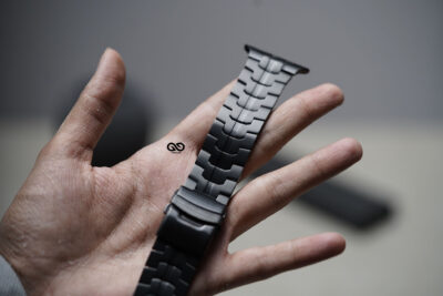 Titanium Link Chain Strap For Apple Watch 49 (Series Ultra/Ultra 2/Ultra 3)