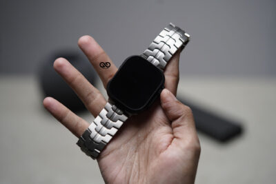 Titanium Link Chain Strap For Apple Watch 49 (Series Ultra/Ultra 2/Ultra 3)