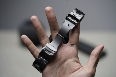 Titanium Link Chain Strap For Apple Watch 49 (Series Ultra/Ultra 2/Ultra 3)