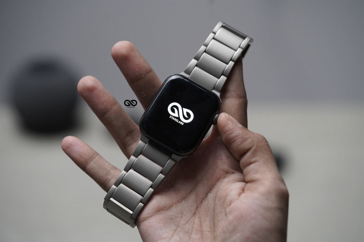 Titanium Link Strap For Apple Watch 44MM 45MM 46MM Series 4 5 6 7 8 9 10 11 (SE 2 3 Gen)