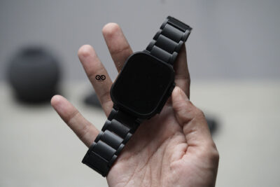 Black Titanium Link Strap For Apple Watch 49 MM Series Ultra/Ultra 2