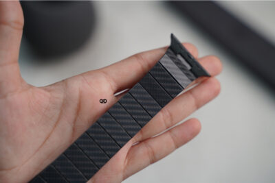 Carbon Textured Strap With Magnetic Closure for Apple Watch 44MM 45MM 46MM Series 4 5 6 7 8 9 10 11 (SE 2 3 Gen)