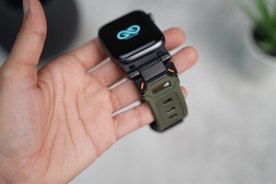 Titanium Buckle Band With Silicone Strap For Apple Watch 44MM 45MM 46MM Series 4 5 6 7 8 9 10 11 (SE 2 3 Gen)