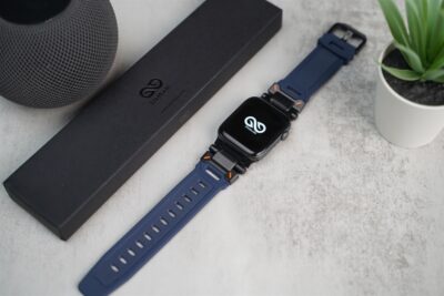 Titanium Buckle Band With Silicone Strap For Apple Watch 44MM 45MM 46MM Series 4 5 6 7 8 9 10 11 (SE 2 3 Gen)