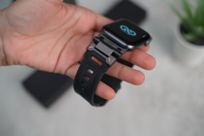 Titanium Buckle Band With Silicone Strap For Apple Watch 44MM 45MM 46MM Series 4 5 6 7 8 9 10 11 (SE 2 3 Gen)