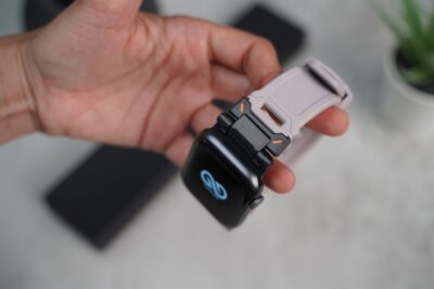 Titanium Buckle Band With Silicone Strap For Apple Watch 44MM 45MM 46MM Series 4 5 6 7 8 9 10 11 (SE 2 3 Gen)