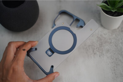 Frameless Armored Case with Kickstand Feature