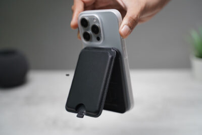 MagSafe Vegan Leather Card Holder and Stand
