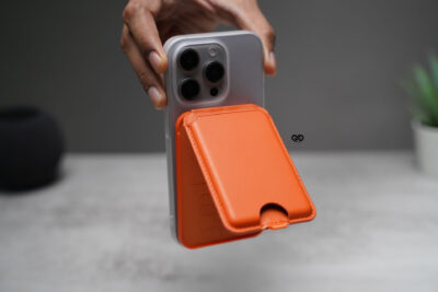 MagSafe Vegan Leather Card Holder and Stand