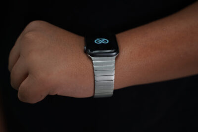 Real Titanium Link Strap Metal Bracelet with Detachable Link for Apple Watch 44MM 45MM 46MM Series 4 5 6 7 8 9 10 11 (SE 2 3 Gen)