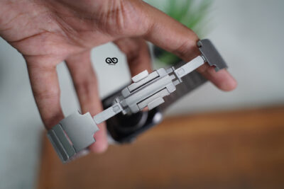 Real Titanium Link Strap Metal Bracelet with Detachable Link for Apple Watch 44MM 45MM 46MM Series 4 5 6 7 8 9 10 11 (SE 2 3 Gen)