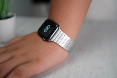 Real Titanium Link Strap Metal Bracelet with Detachable Link for Apple Watch 44MM 45MM 46MM Series 4 5 6 7 8 9 10 11 (SE 2 3 Gen)