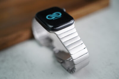 Real Titanium Link Strap Metal Bracelet with Detachable Link for Apple Watch 44MM 45MM 46MM Series 4 5 6 7 8 9 10 11 (SE 2 3 Gen)