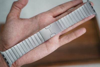 Real Titanium Link Strap Metal Bracelet with Detachable Link for Apple Watch 44MM 45MM 46MM Series 4 5 6 7 8 9 10 11 (SE 2 3 Gen)