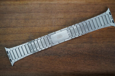 Real Titanium Link Strap Metal Bracelet with Detachable Link for Apple Watch 44MM 45MM 46MM Series 4 5 6 7 8 9 10 11 (SE 2 3 Gen)