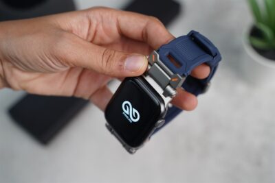 Titanium Buckle Band With Silicone Strap For Apple Watch 44MM 45MM 46MM Series 4 5 6 7 8 9 10 11 (SE 2 3 Gen)