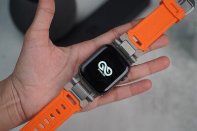 Titanium Buckle Band With Silicone Strap For Apple Watch 44MM 45MM 46MM Series 4 5 6 7 8 9 10 11 (SE 2 3 Gen)