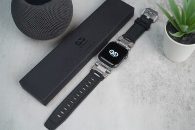 Titanium Buckle Band With Silicone Strap For Apple Watch 44MM 45MM 46MM Series 4 5 6 7 8 9 10 11 (SE 2 3 Gen)