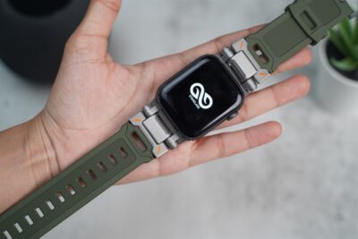 Titanium Buckle Band With Silicone Strap For Apple Watch 44MM 45MM 46MM Series 4 5 6 7 8 9 10 11 (SE 2 3 Gen)