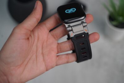 Titanium Buckle Band With Silicone Strap For Apple Watch 44MM 45MM 46MM Series 4 5 6 7 8 9 10 11 (SE 2 3 Gen)
