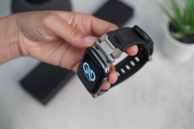 Titanium Buckle Band With Silicone Strap For Apple Watch 44MM 45MM 46MM Series 4 5 6 7 8 9 10 11 (SE 2 3 Gen)