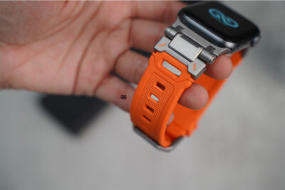 Titanium Buckle Band With Silicone Strap For Apple Watch 44MM 45MM 46MM Series 4 5 6 7 8 9 10 11 (SE 2 3 Gen)