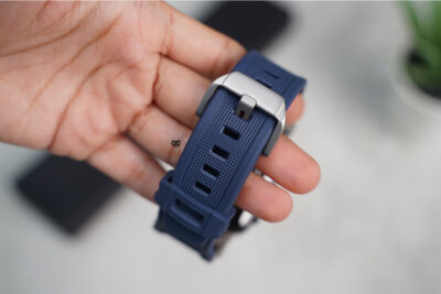 Titanium Buckle Band With Silicone Strap For Apple Watch 44MM 45MM 46MM Series 4 5 6 7 8 9 10 11 (SE 2 3 Gen)