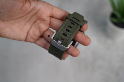 Titanium Buckle Band With Silicone Strap For Apple Watch 44MM 45MM 46MM Series 4 5 6 7 8 9 10 11 (SE 2 3 Gen)