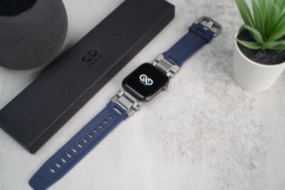 Titanium Buckle Band With Silicone Strap For Apple Watch 44MM 45MM 46MM Series 4 5 6 7 8 9 10 11 (SE 2 3 Gen)